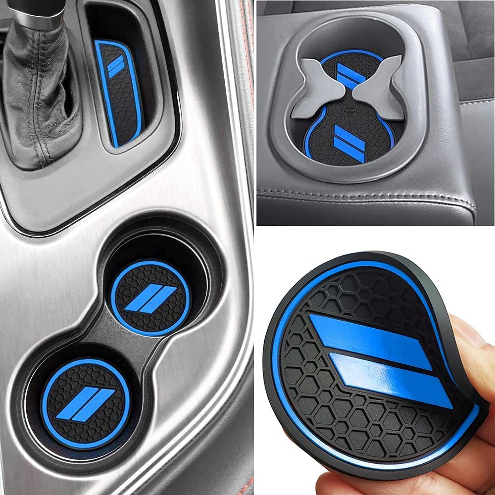 Auprite Rutschfeste Anti-Staub-Matten für Dodge Challenger 2015 2016 2017 2018 2019 2020 2021, massg