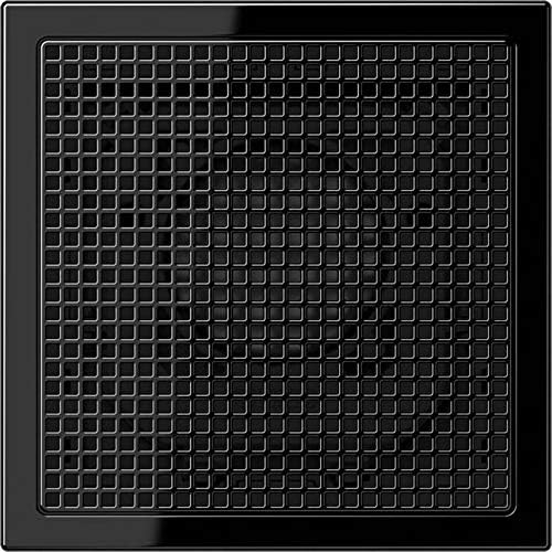 Jung Smart Radio DAB Bluetooth Komplett-Set Serie LS Schwarz mit 2 Lautsprechern DABLS2BTSW und 3-Fa