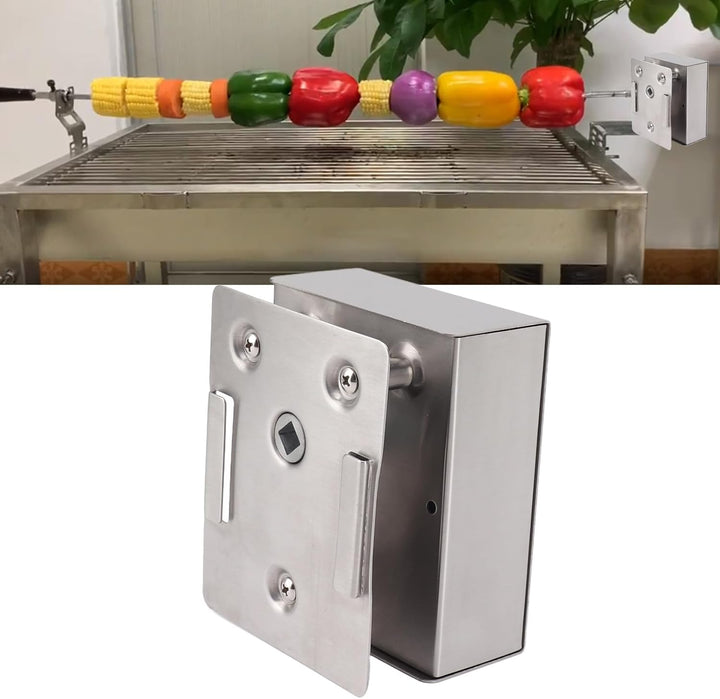 Grill Rotisserie Motor Spiess Röster BBQ 12 V 70 Kg Last Aluminiumlegierung Automatischer Rücklauf G