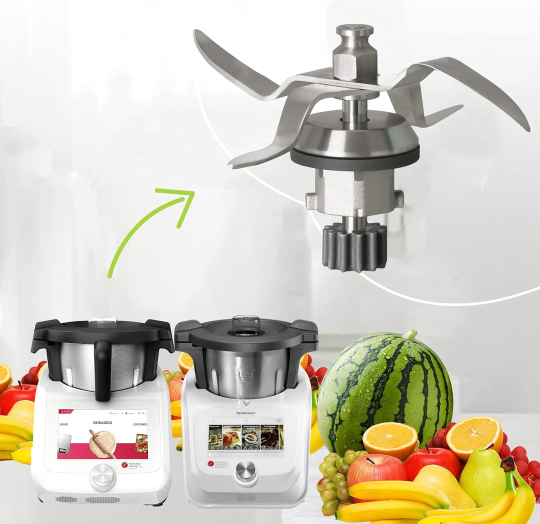 Ersatzklinge für Silvercrest Monsieur Cuisine Plus Messer Mc Plus, Messer Mc Plus