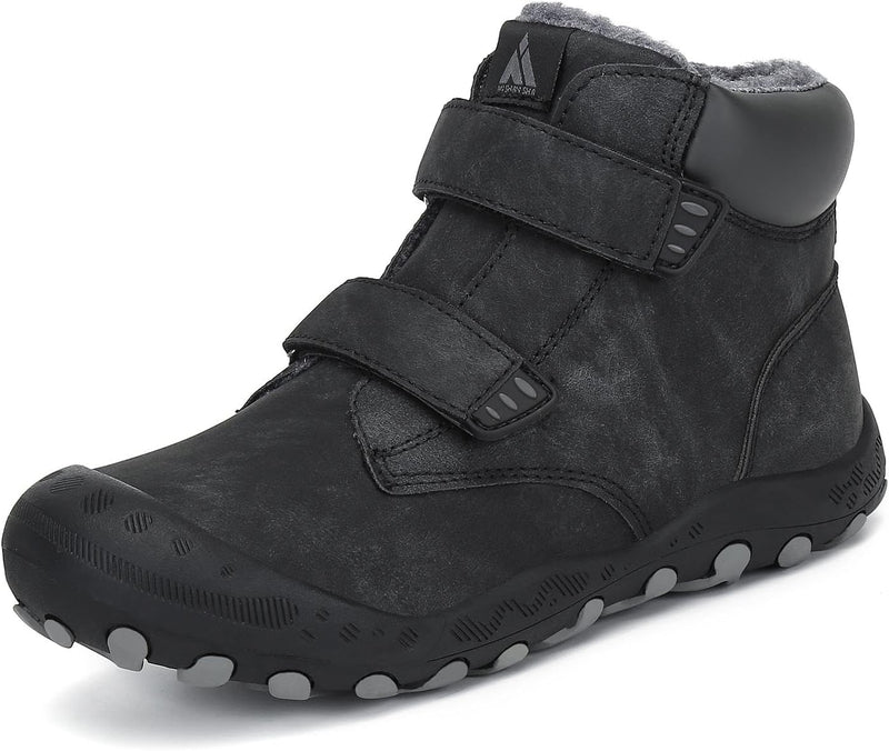 Mishansha Kinder Winterschuhe Warm Gefüttert Winterstiefel Jungen Mädchen Schneestiefel Outdoor ruts