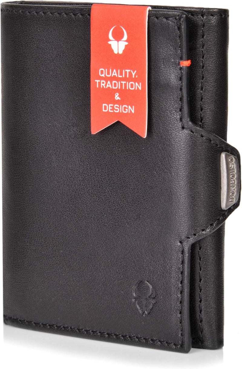 DONBOLSO Wallety NextGen Card Holder with Coin Compartment, Up to 11 Cards, RFID Protection, Wallety