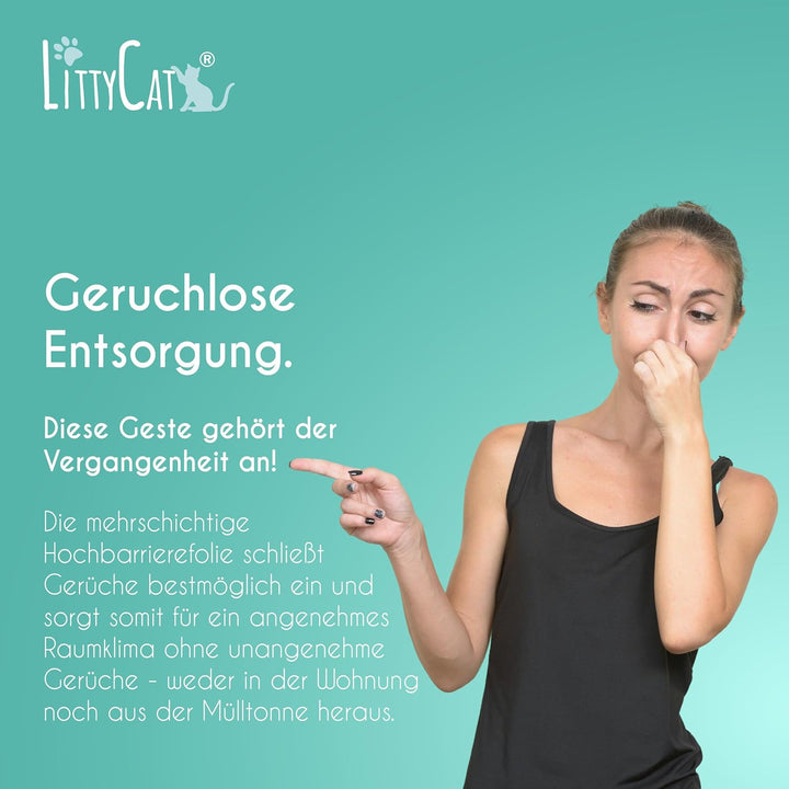 Littycat Nachfüllkassetten Katzenstreuentsorgungseimer - 6er Pack (6er