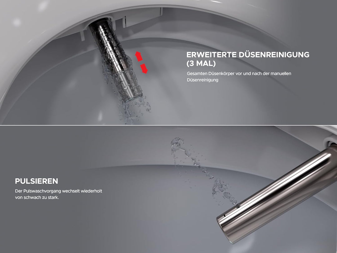 LEEVENTUS - J430 - STANDARD VERSION - Neues Modell - Sonderangebot - - hochwertiger dusch wc aufsatz