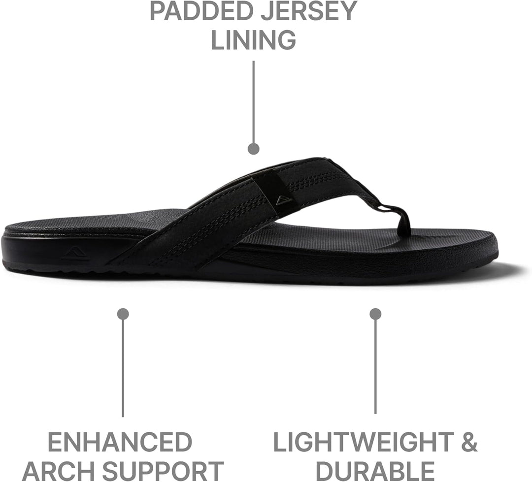 Reef Herren Cushion Bounce Phantom Flipflop 37.5 EU Schwarz, 37.5 EU Schwarz