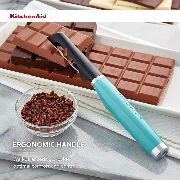 KitchenAid KE112OHAQA Classic Euroschäler, Kunststoff, Aqua Sky 2
