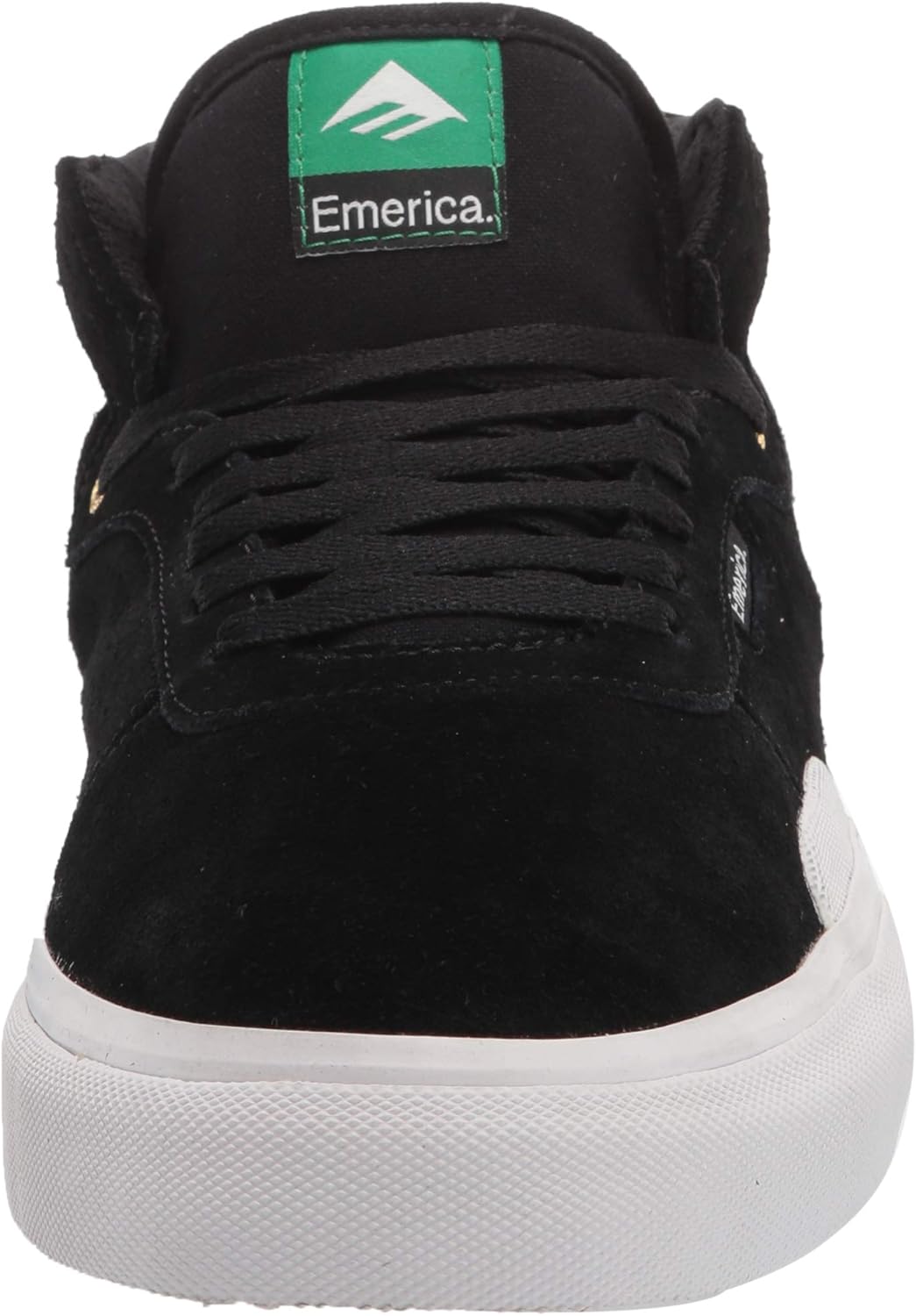 Emerica Herren Pillar Skate-Schuh 41 EU Schwarz Weiss Goldfarben, 41 EU Schwarz Wei&#xDF; Goldfarben