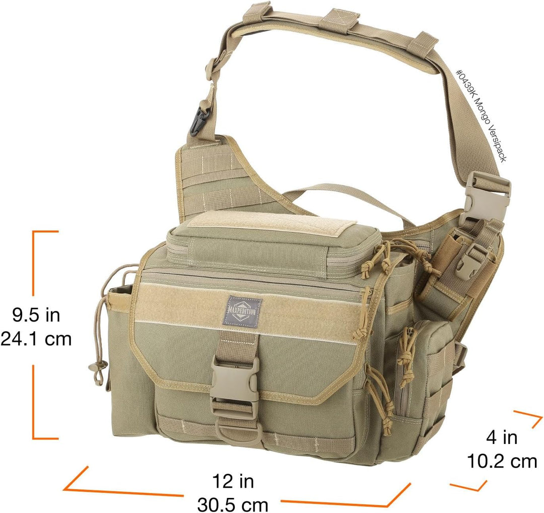 Maxpedition Unisex Mongo Versipack Tasche (1er Pack) Einheitsgrösse Khaki, Einheitsgrösse Khaki