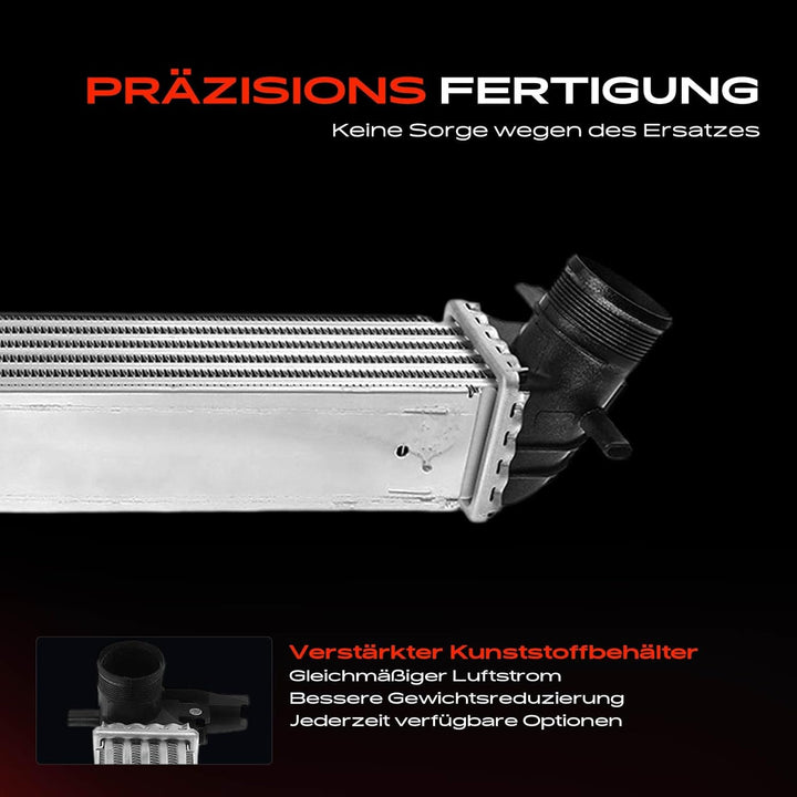 Frankberg Ladeluftkühler Kompatibel mit A1 8X 2010-2015 Ibiza IV 6J 6P 2008-2015 Toledo IV 2012-2015