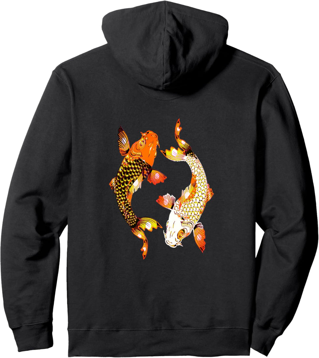 Japanische Koi Fisch Karpfen Nishikigoi Pullover Hoodie