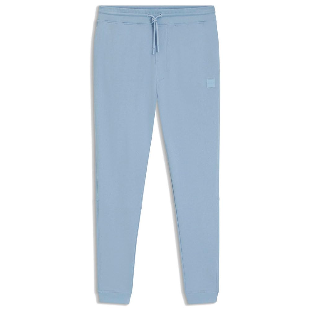 BOSS Herren Sestart Jogginghose aus Baumwoll-Terry mit Logo-Aufnäher M 470open Blue, M 470open Blue