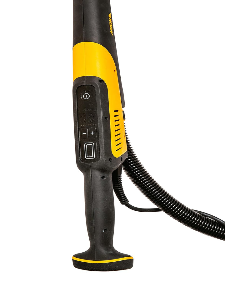 Mirka LEROS Exzenterschleifer, Wand- und Deckenschleifer mit 180° Schleifkopf-Flexibilität (Ø 225 mm