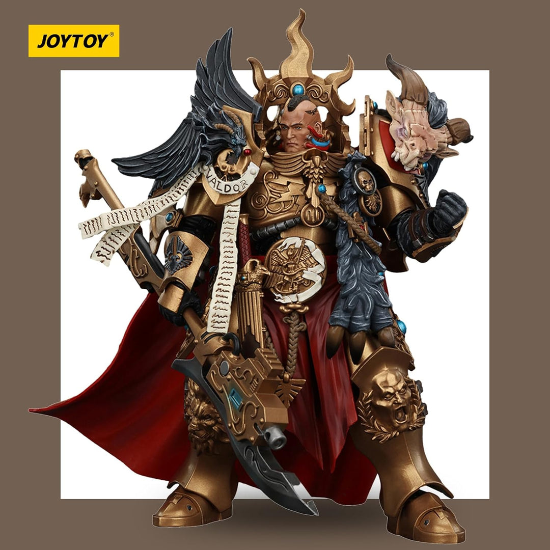 JOYTOY Warhammer 40k Legio Custodes Constantin Valdor, Captain-General of The Legio Custodes 1/18 Ac