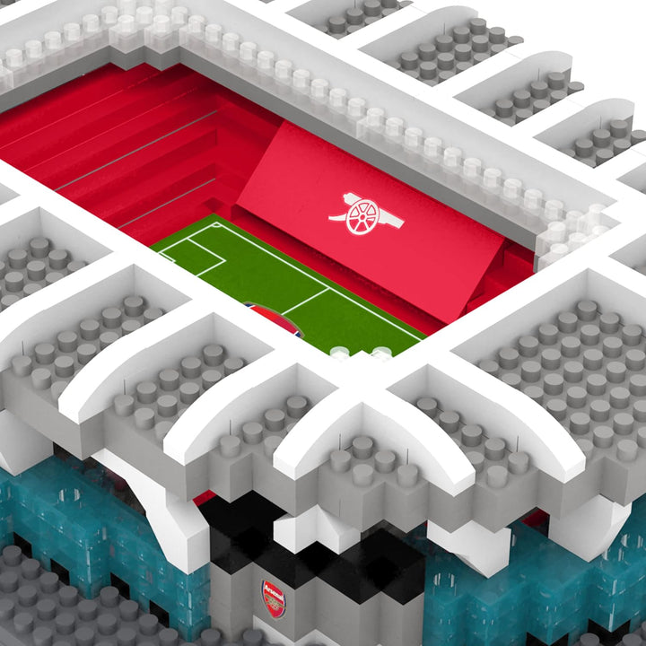 FOCO Offizielles Lizenzprodukt Arsenal FC Emirates BRXLZ-Steine 3D-Mini-Fussballstadion Bau-Set, Ars