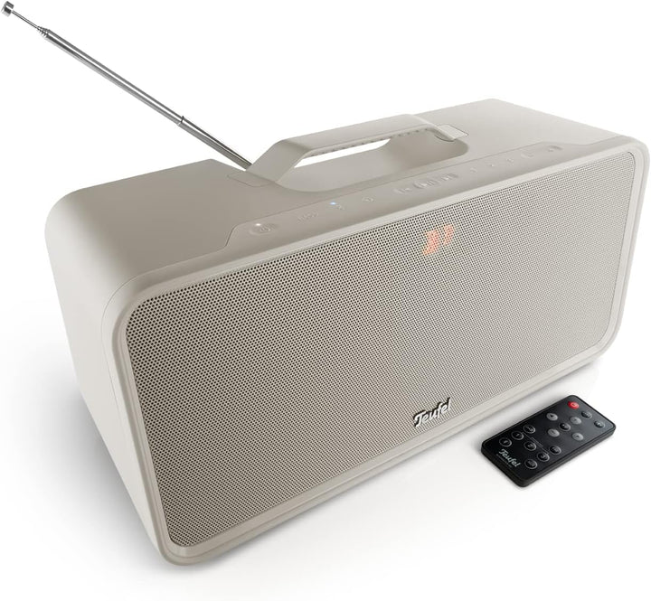Teufel BOOMSTER Robuster Bluetooth Lautsprecher mit 2.1-Stereo-System Soundsystem DAB+ und FM-RDS-Ra