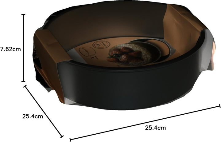 PME LBR103 Kuchenformen mit losem boden 10" x 3" 10x3", 10x3"