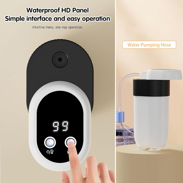 Reisewasserkocher Klein, Mini Reise Wasserkocher, Ausgestattet mit Einem Wasserdichten Hd-Display, R