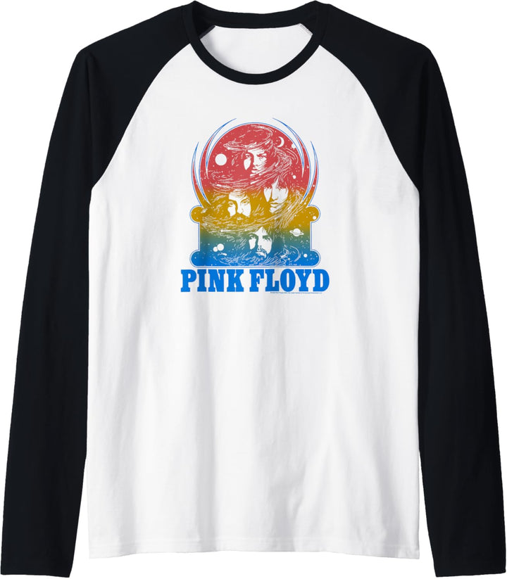 Pink Floyd Snow Globe Faces Raglan