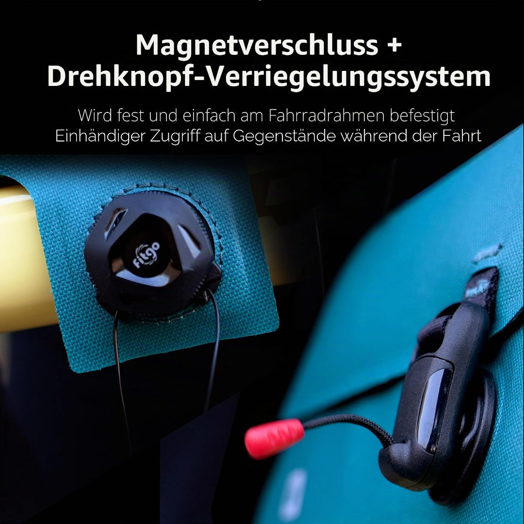 Rhinowalk Fahrrad Rahmentasche mit Magnetverschluss Wasserdicht Rohrtasche Fahrradtasche Fronttasche