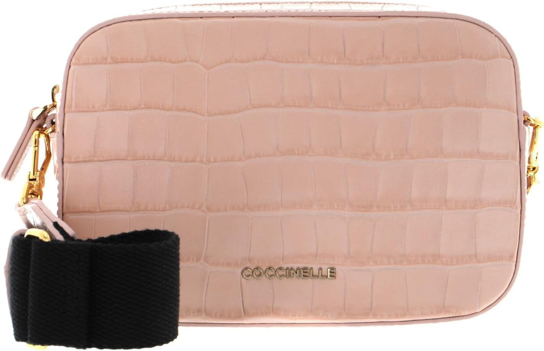 Coccinelle Mini Bag Croco Leather New Pink