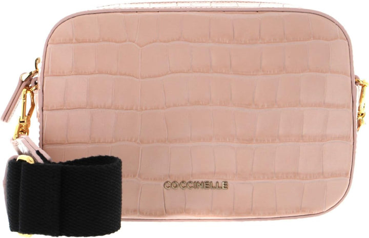 Coccinelle Mini Bag Croco Leather New Pink