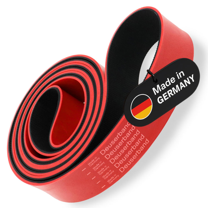 Deuserband Original Widerstandsband Gymnastikband aus Naturkautschuk, vegan, rutschfest, In Deutschl