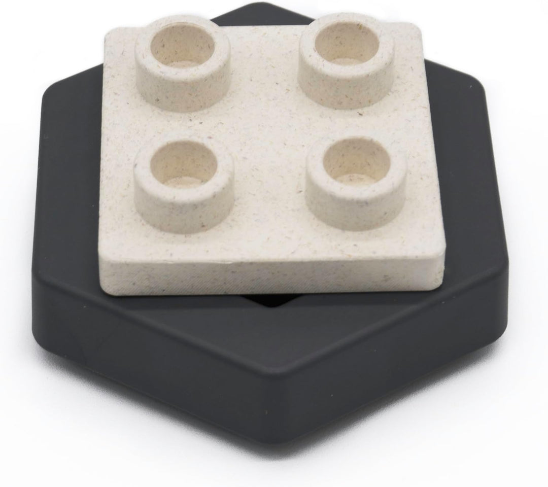 Kumetic Adapter Stein Set 20 Paare passend für GraviTrax Kugelbahn & Duplo® - schnell und stabil Tür