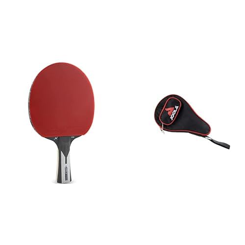JOOLA 54206 Tischtennisschläger Carbon X Pro, 2 MM Schwammstärke, Schwarz/Grau & Unisex – Erwachsene