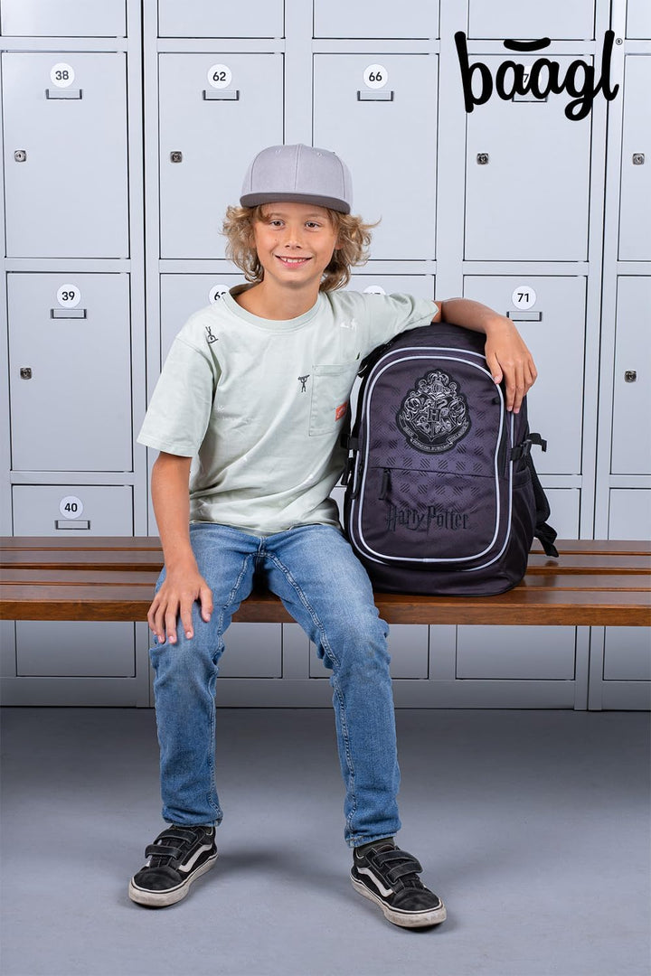 Baagl Schulrucksack Set Jungen Mädchen 3 Teilig, Schultasche für Grundschule Volksschule, Grundschul