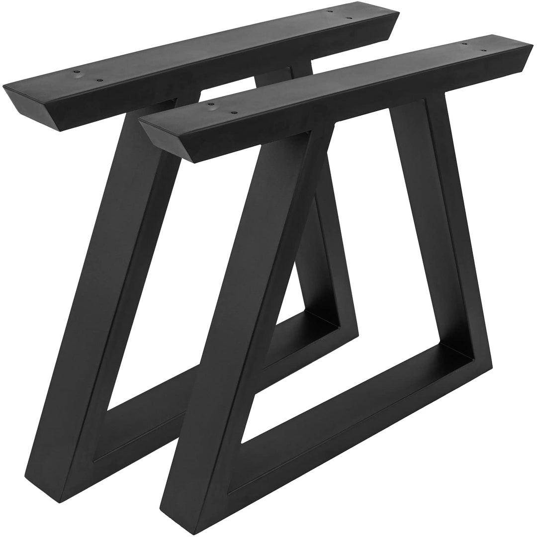PrimeMatik - Beine für Kleiner Tisch rechteckig aus Stahl 480 x 60 x 420 mm 2-Pack