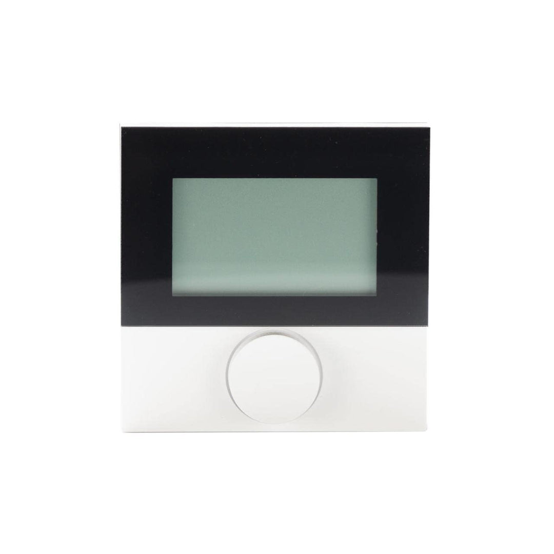 Fussbodenheizung Raumthermostat Alpha Regler direct Standard LCD 24 V mit Designscheibe