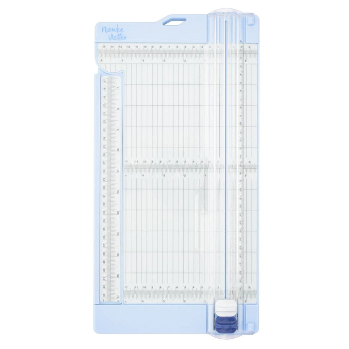Vaessen Creative NV702001 Papierschneider mit Falzbrett 15 x 30,5 cm Papierschneidemaschine und Scra