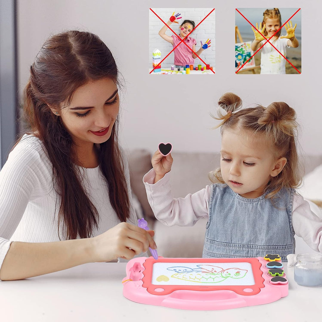 Sarsumir Magnetische Maltafel Zaubertafeln für Kinder, Zaubertafel Maltafel Magnettafel Reisegrösse,