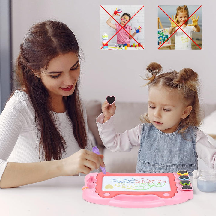 Sarsumir Magnetische Maltafel Zaubertafeln für Kinder, Zaubertafel Maltafel Magnettafel Reisegrösse,