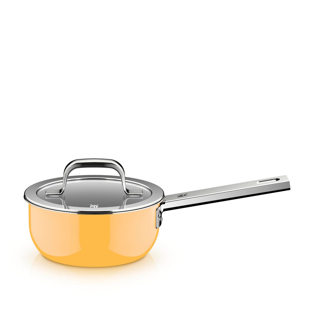 WMF Fusiontec Mineral Pro, Stielkasserolle mit Deckel, 16 cm, langlebiges, kratzfestes Material, kle