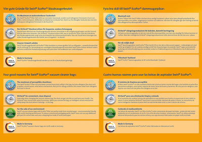 Swirl Y101 EcoPor Staubsaugerbeutel, 10 Beutel