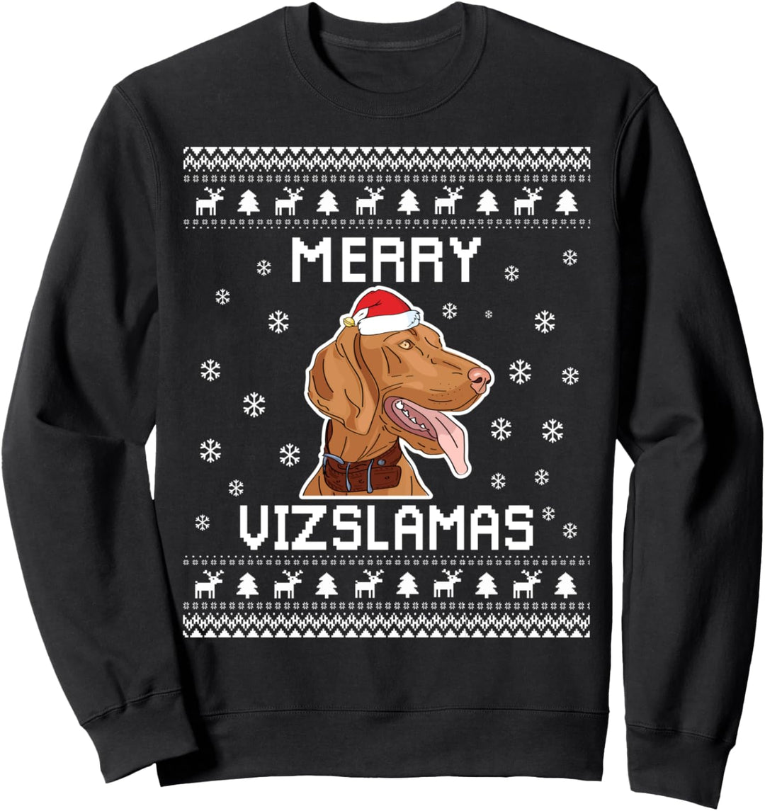 Vizsla Dog Owner Ugly Christmas Sweater Sweatshirt