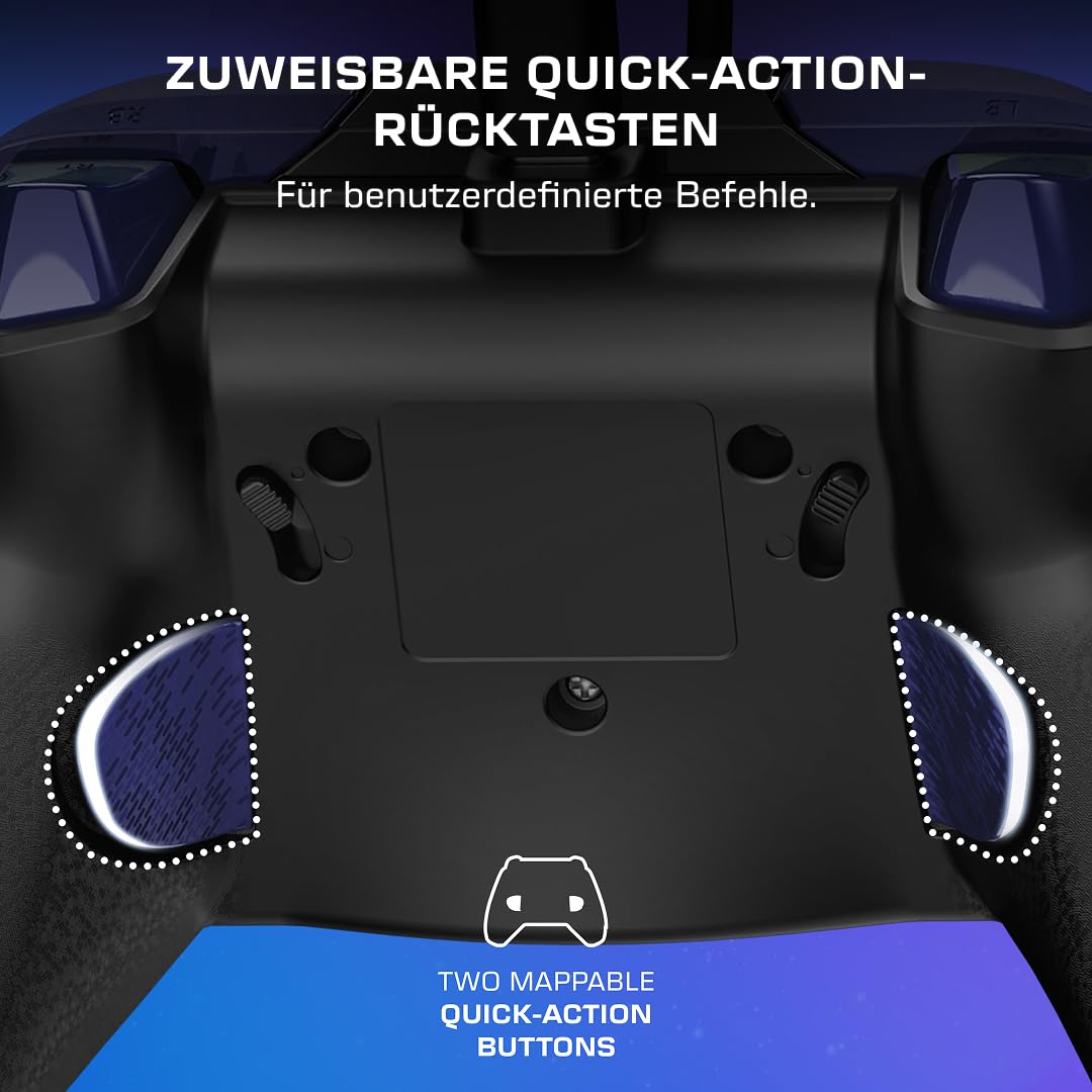 Turtle Beach Rematch Advanced Dark Cosmos Wired Gaming Controller für Xbox und PC – Lentikular, zuwe