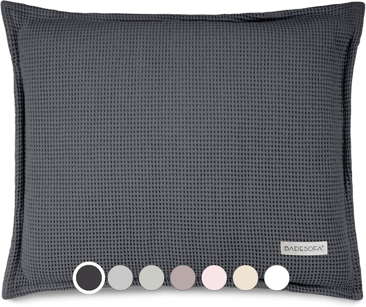 SAUNASOFA® Sauna-Kissen hitzebeständig & waschbar | Made in EU aus Bio-Baumwolle | Sauna-Zubehör für