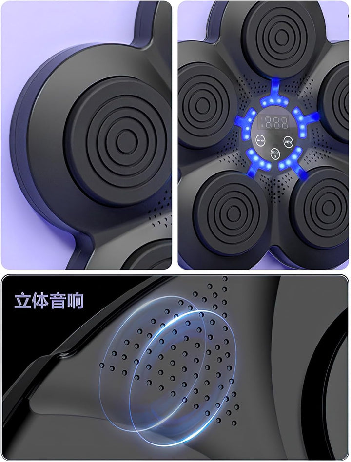 Smart Music Electronic Boxing Machine mit Lichtern und Bluetooth-Sensor - Musik-Boxmaschine für Erwa