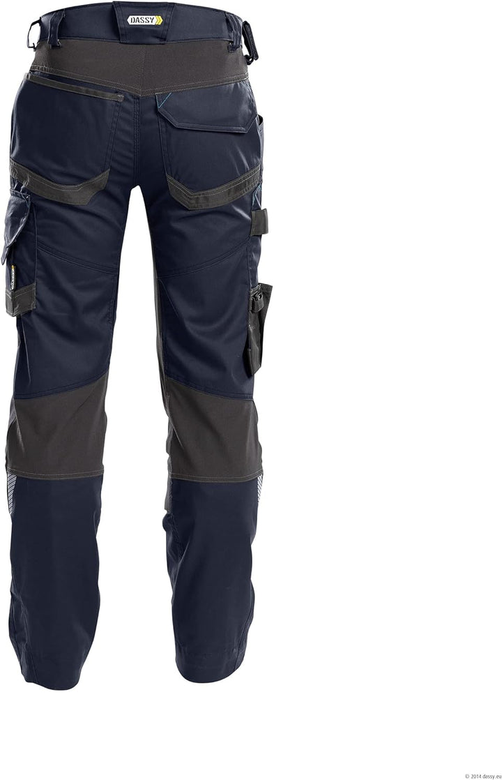 DASSY® Dynax Bundhose mit Stretch und Kniepolstertaschen DASSY D-FLEX PESCO 41 NACHTBLAU/ANTHRAZITGR