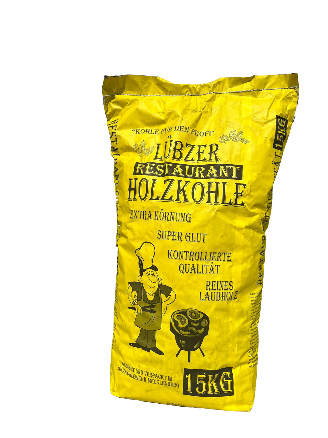 Favorit Grill-Holzkohle 15 kg (aus reinem Laubholz, extra grosse Körnung, langanhaltende Glut, Grill