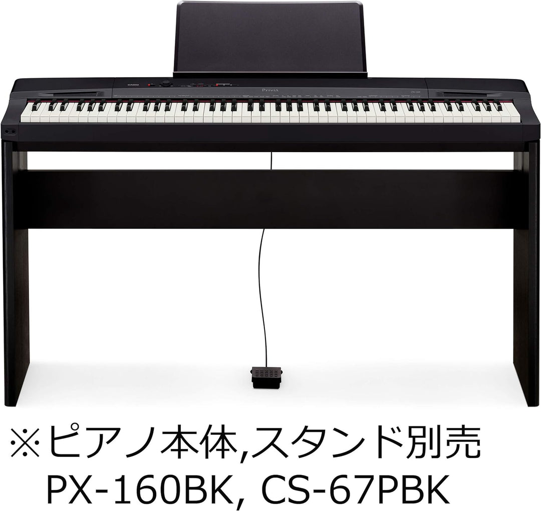 Casio CT-S1WE CASIOTONE Piano-Keyboard mit 61 anschlagdynamischen Tasten, weiss & SP-3 Sustain Pedal
