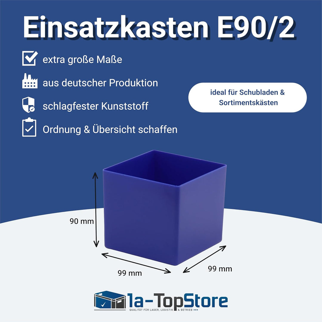 1a-TopStore 10 STK. Einsatzkästen Einsatzboxen Schubladen-Einsatzkasten Sortierboxen, 32 Grössen, 5