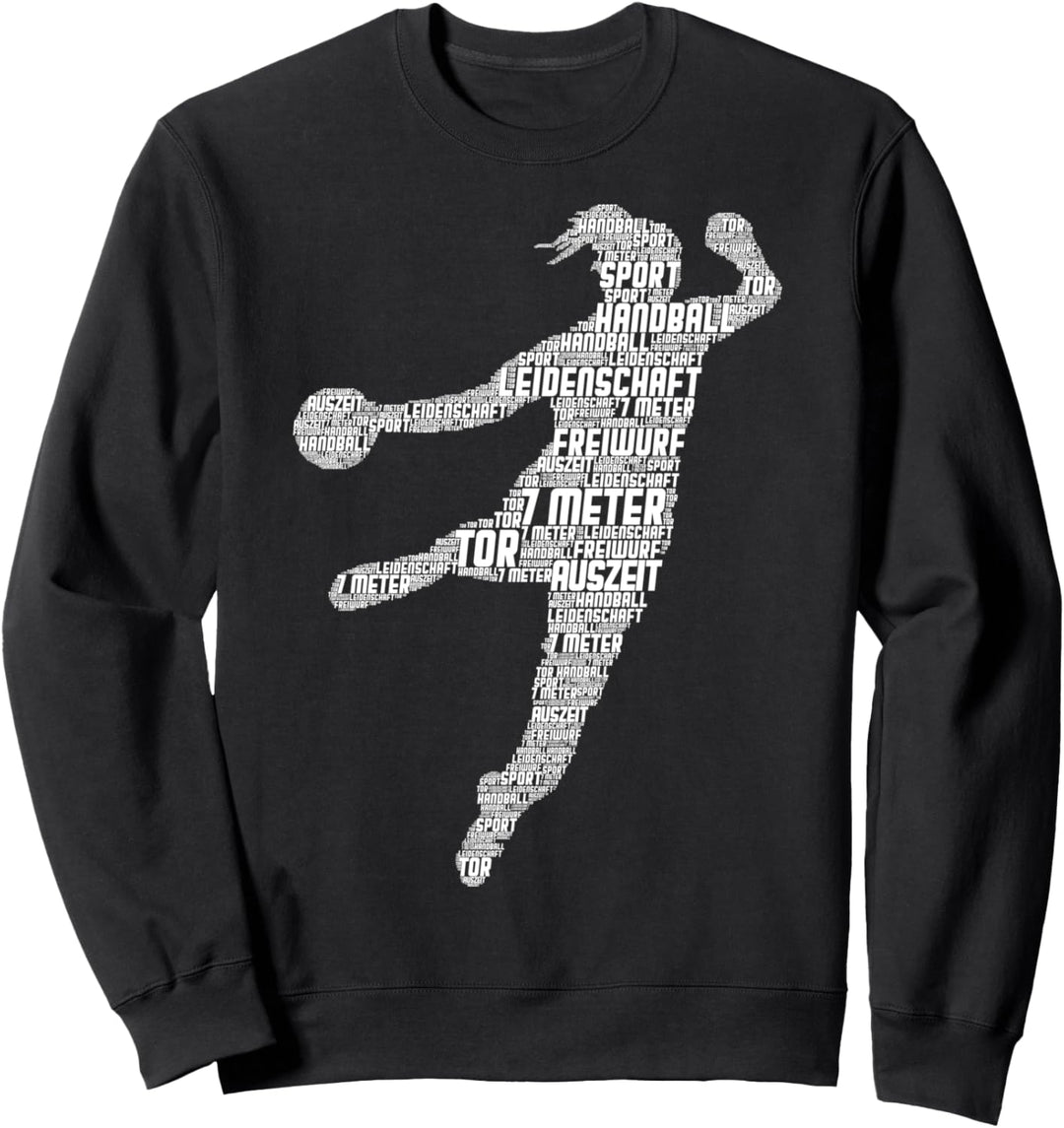 Handball Handballerin Handballspieler Mädchen Frauen Kinder Sweatshirt
