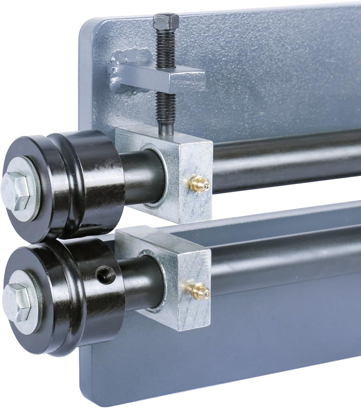 BOKA Sickenmaschine Manuelle– 457 mm Ausladung, bis 1,2 mm Stahlblech, Gussgehäuse, 6 Walzensätze, H