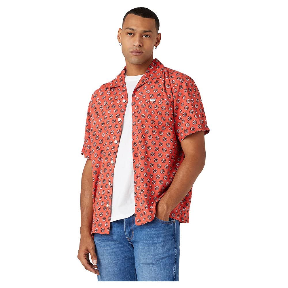 Wrangler Herren Shirt XS Rot, XS Rot