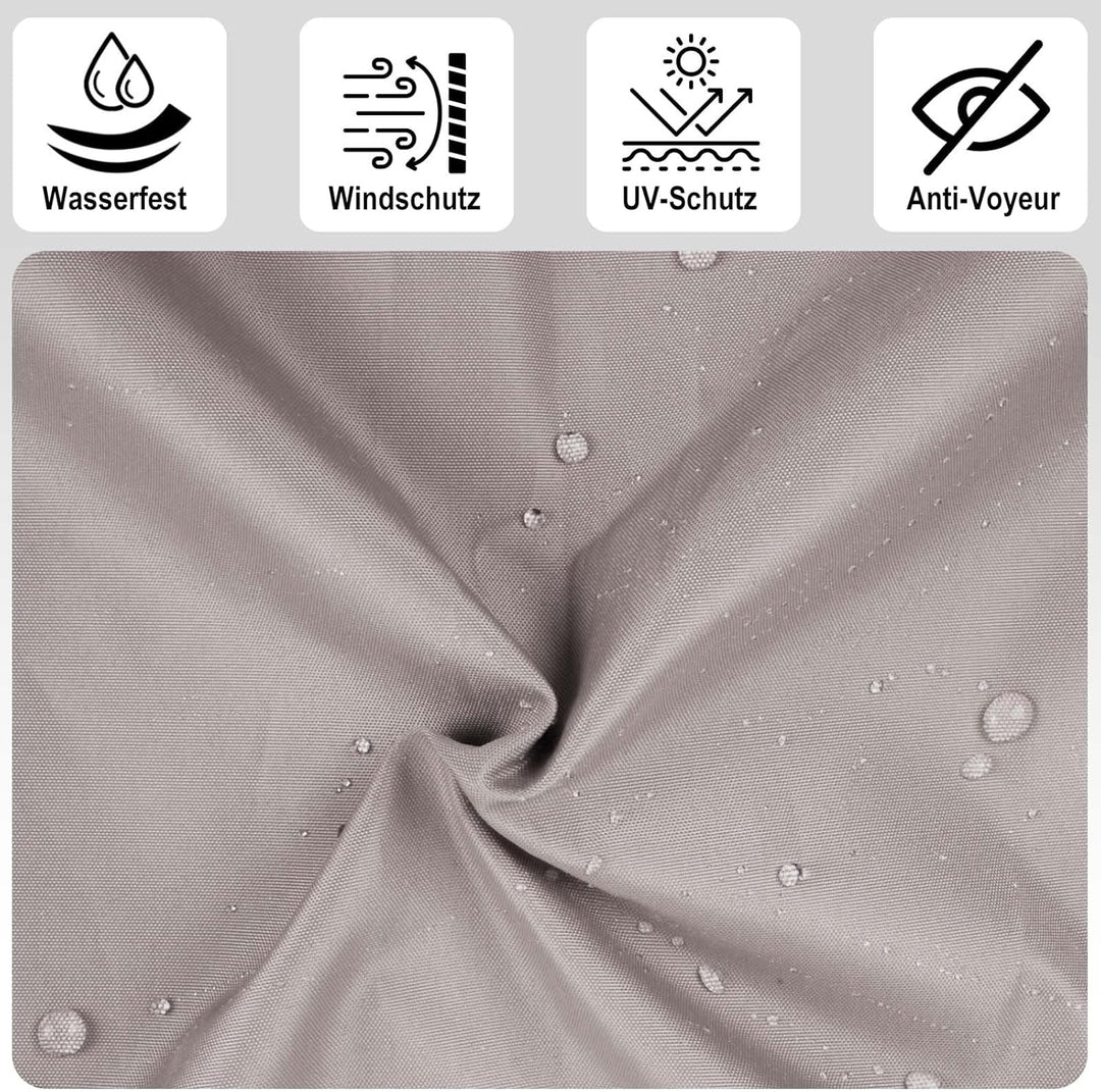 COOL AREA Balkon Sichtschutz Balkonumspannungen PES Wasserdicht wetterfester mit Kabelbinder,90x800c
