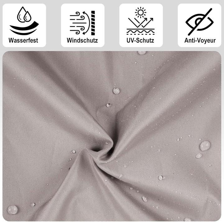 COOL AREA Balkon Sichtschutz Balkonumspannungen PES Wasserdicht wetterfester mit Kabelbinder,90x800c