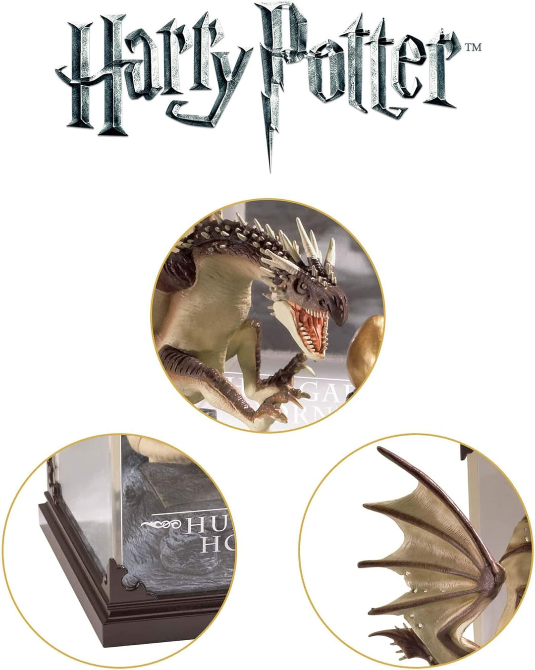 The Noble Collection - Magical Creatures Hungarian Horntail - Hand-Painted Magical Creature 